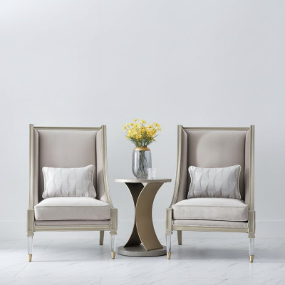 Luxury Living Room Hotel Furniture Set Dubai Style 3-Piece Suite