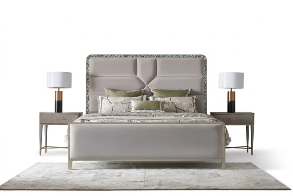 Bedroom luxury bed design bed beds 180x200cm Dubai double