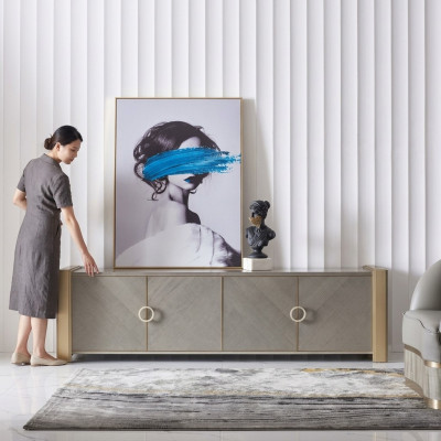 Luxury RTV sideboard cabinet dressers cabinets sideboard lowboard
