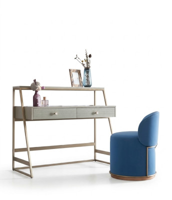Dressing table + chair, dressing table, cosmetics table, mirror, dresser