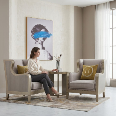 Single-Seater Relax Club Luxury Armchair Design Chair Dubai Hotel