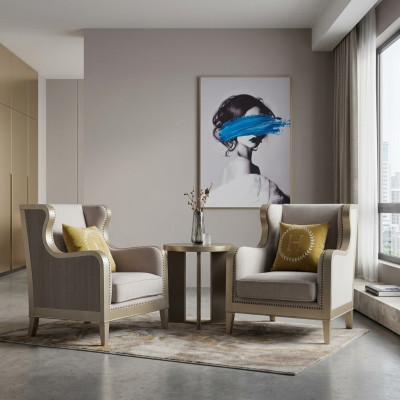 Single-Seater Relax Club Luxury Armchair Design Chair Dubai Hotel