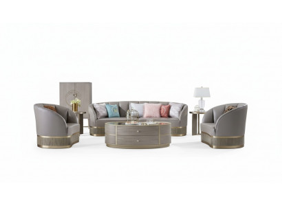 Design furniture sofa set 3+1 seater couch upholstery set leather sofa