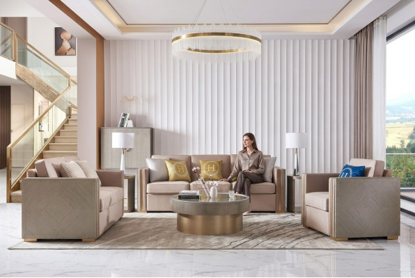 Luxury furniture living room sofa set hotel-style suites sofa couch