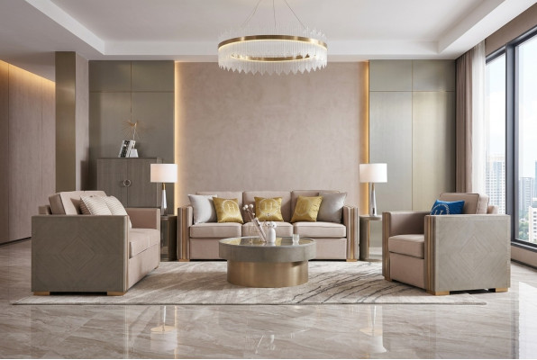 Luxury furniture living room sofa set hotel-style suites sofa couch