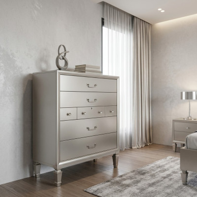 Luxury Furniture Gold Dressers Chest of Drawers Wooden Cabinet Living Room