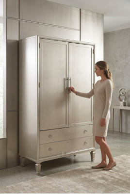 Wardrobe bedroom furniture design Italian wooden cabinet