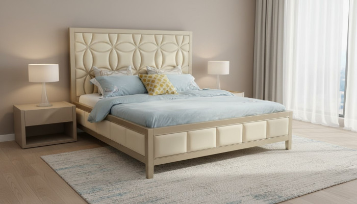 Bedroom luxury bed double beds wood 180x200cm royal bed luxury
