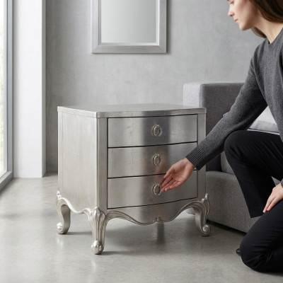 Bedside table consoles side tables table luxury hotel bedroom furniture wood new
