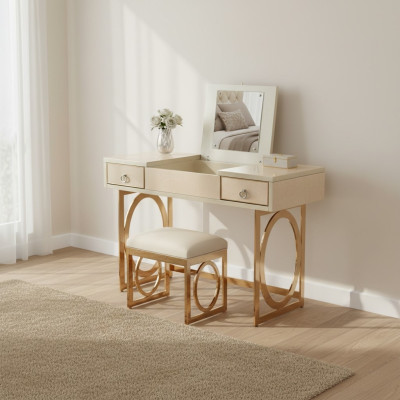 Makeup table designer consoles cosmetic table decor mirror dresser dressing table