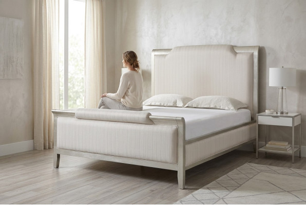 Bedroom hotel beds double bed design wood textile beds 180x200cm