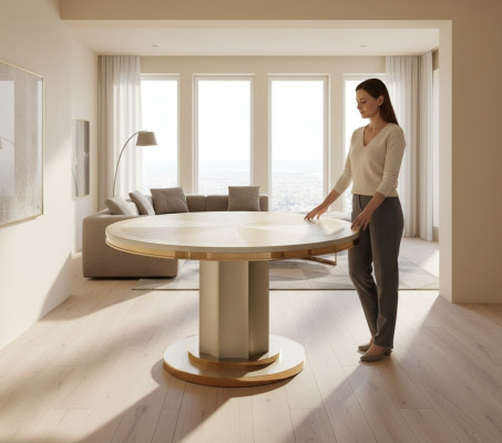 Round table stainless steel dining table conference table kitchen table tables