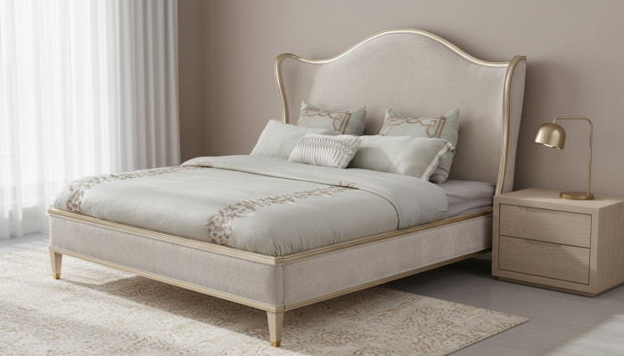Design Textile Bed Luxury Upholstered Beds Decor Double Modern Marriage 180x200