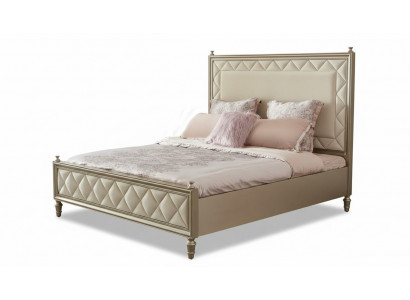 Classic Bed Double Bed Designer Leather Hotel Upholstered Beds Textile Spouse