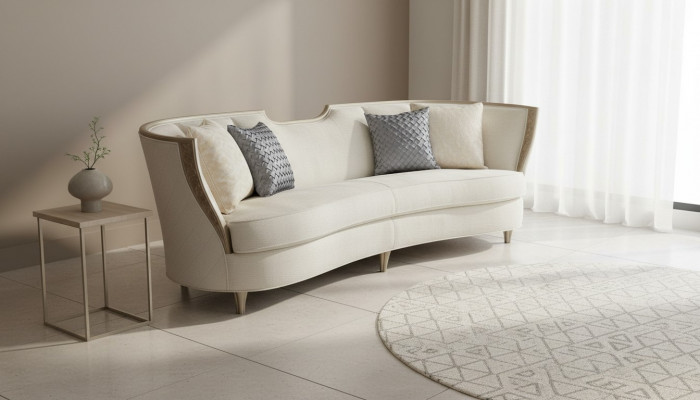 Luxury XXL Sofa Couch Upholstery 4-Seater Upholstered Couches Sofas Textile Designer