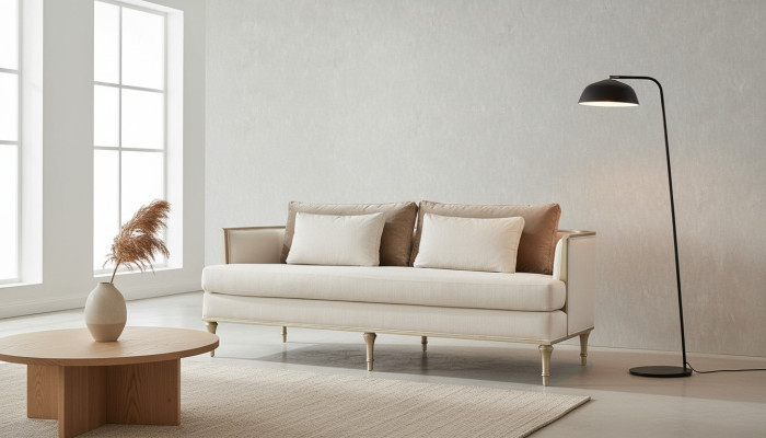 Designer sofa 3+1 seater couch upholstered set furniture