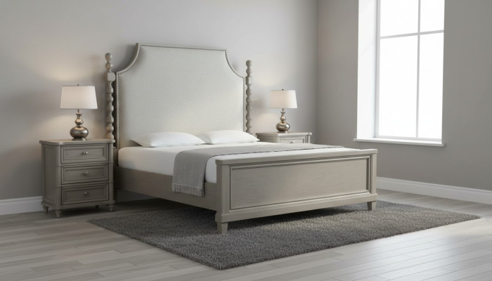 Classic country house furniture royal bedroom furniture 3-piece bed