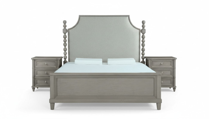Classic country house furniture royal bedroom furniture 3-piece bed