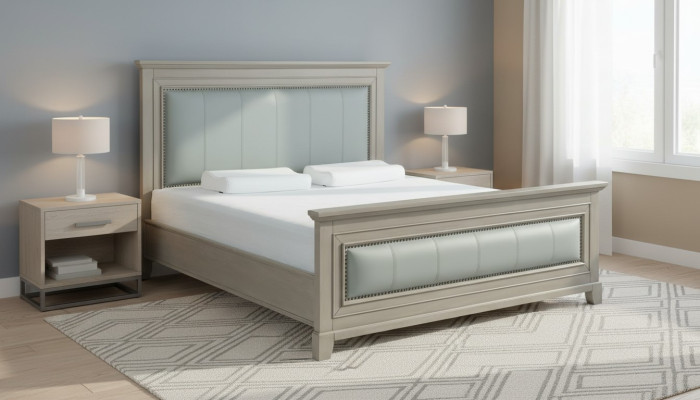 Bed Design Luxury Double Hotel Beds Marital Bedroom 180x200cm