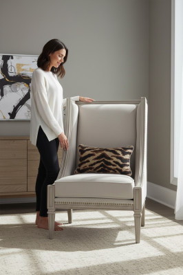Lounge Luxury Armchair Upholstered Chairs Living Room Modern Design
