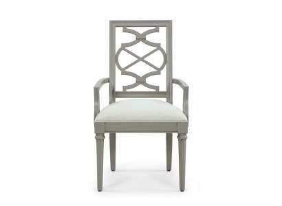 Luxury designer chair with armrests, genuine textile furniture single-seater wood