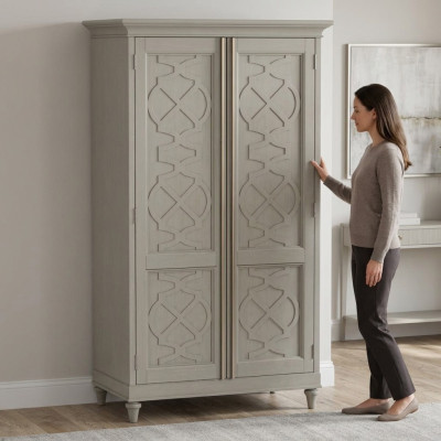 Cabinets Wood Wardrobe Furniture Design 2-door Wooden Wardrobe