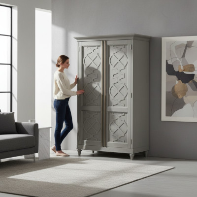 Wardrobe Wood Cabinet Cabinets Wood Cloakroom Furniture Design