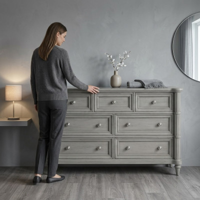 Design dresser luxury wood sideboard chests of drawers cabinet living room