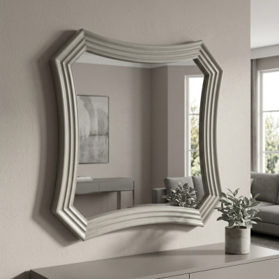 Bathroom mirror, bathroom mirror, mirror 80*80cm, hanging mirror, glass