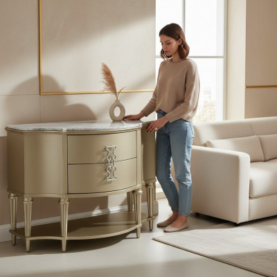 Luxury dresser modern sideboard cabinet decorative furniture living room