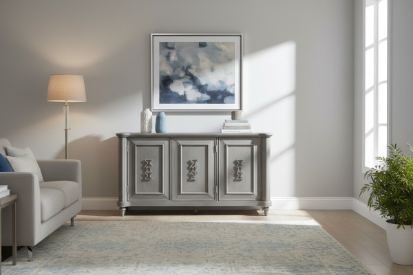 Dresser sideboard console wood cabinet wardrobe sideboard design furniture gray new