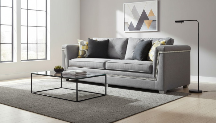 Luxury Three-Seater Sofa Dubai Furniture Sofa Couch Living Room Furniture 3-Seat