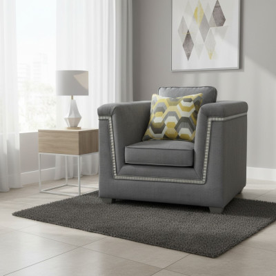 Luxury design furniture chairs modern design armchair textile living room
