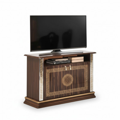 TV cabinet Italian furniture brown wood chests of drawers sideboard shelf luxury new