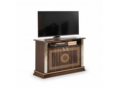TV cabinet Italian furniture brown wood chests of drawers sideboard shelf luxury new
