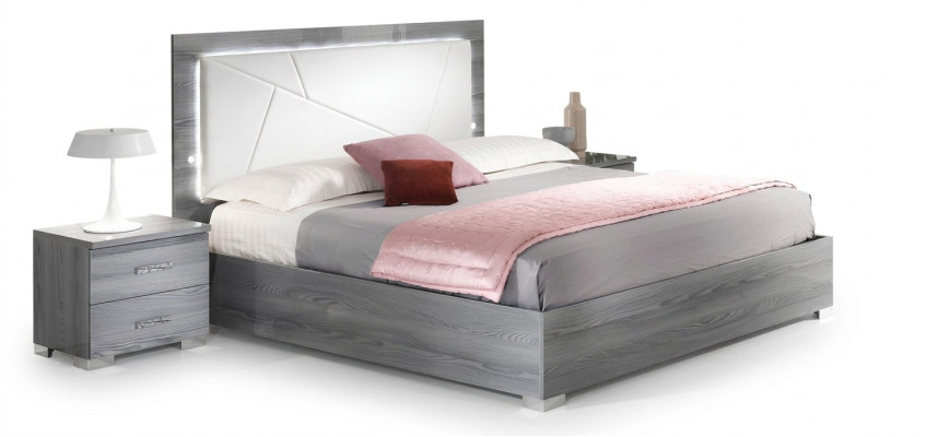 Bedroom set bed 2x nightstands 3-piece Italian furniture luxury hotel new