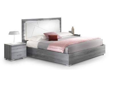 Bedroom set bed 2x nightstands 3-piece Italian furniture luxury hotel new