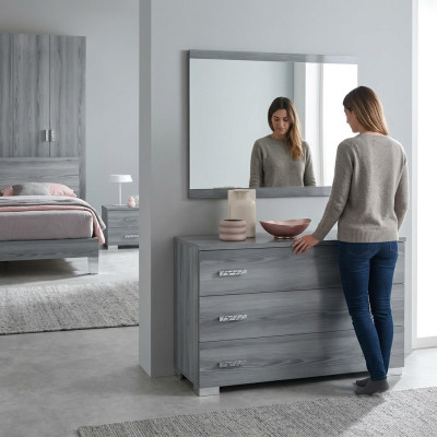 Chest of drawers wardrobe with mirror design furniture luxury furniture cloakroom 2-piece set new