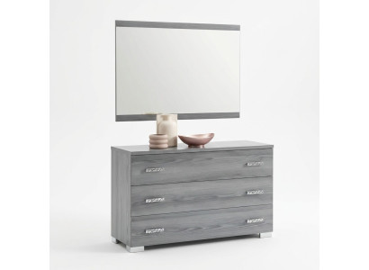 Chest of drawers wardrobe with mirror design furniture luxury furniture cloakroom 2-piece set new