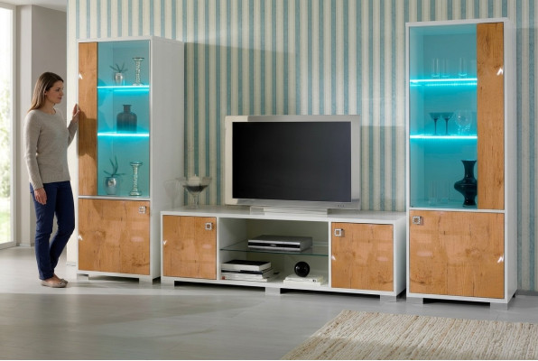 RTV Design Sideboard TV High Gloss Low Dresser New Cabinet Wall Luxury Wardrobe
