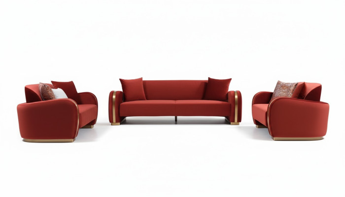 Sofa set 3-2-1 seat set design sofa couches luxury group upholstery new