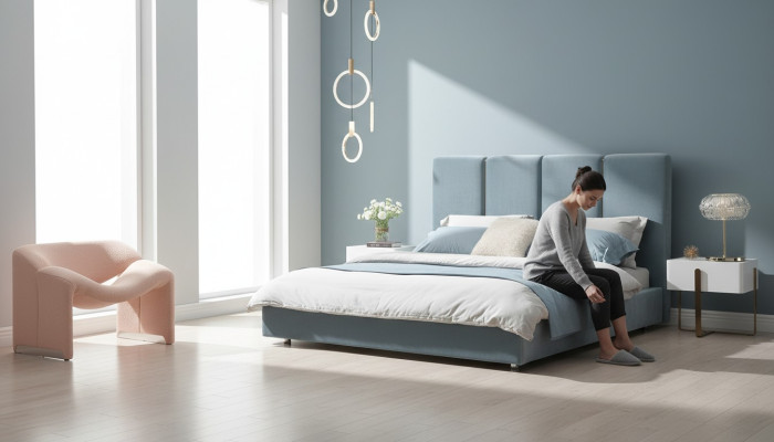 Designer bed, bedroom bed, noble luxury class designer bed, luxury hotel new.