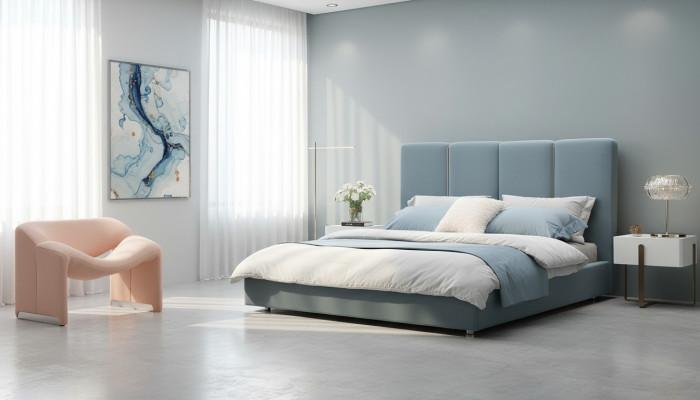 Designer bed, bedroom bed, noble luxury class designer bed, luxury hotel new.