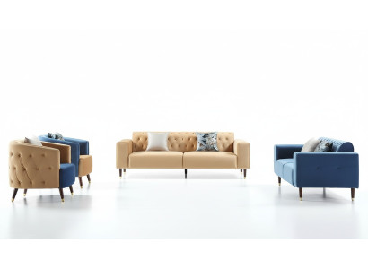Design furniture living room couch sofa sets sofas sofa suite 3+2+1+1 4-piece set.