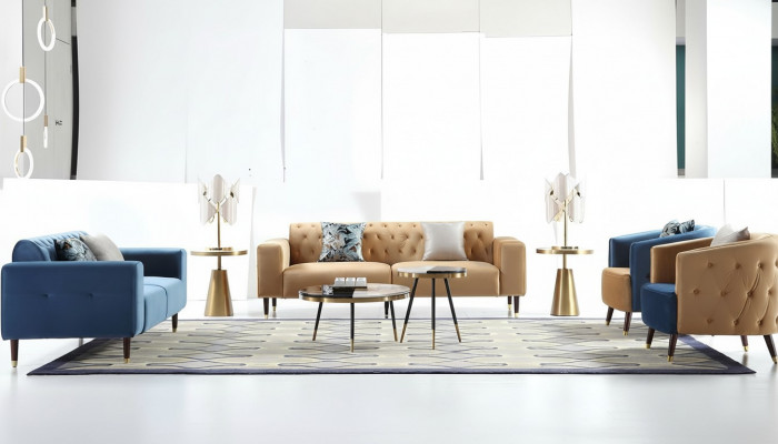 Three-seater couch upholstery design sofa modern 3-seater sofas room furniture new