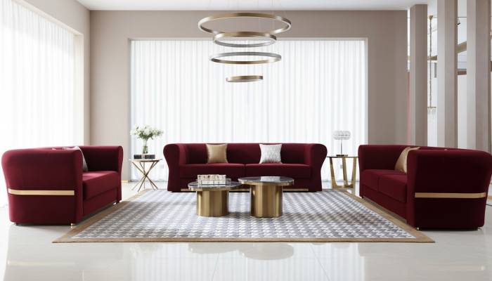 Three-seater couch upholstery design sofa modern seating 242 x 93 sofas room furniture