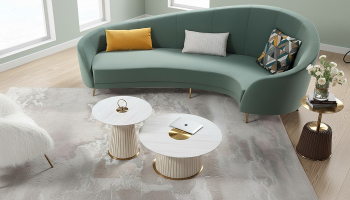 Round Sofa Modern Sofa Living Landscape Room Furniture Designer Sofa Round Corner Sofa