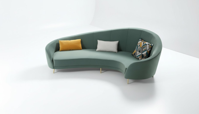 Round Sofa Modern Sofa Living Landscape Room Furniture Designer Sofa Round Corner Sofa