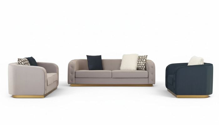Sofa set 3+2+1 seater set design sofas upholstered couches fabric modern relax