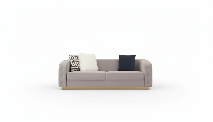 Luxury hotel furniture sitter sofa set upholstered furniture living room three-seater couch